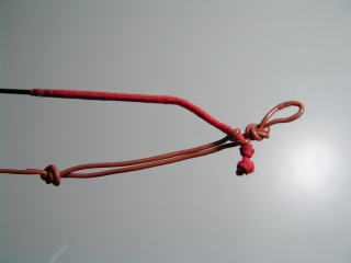 釣り糸の結び方−チチワでサルカン結び手順�D